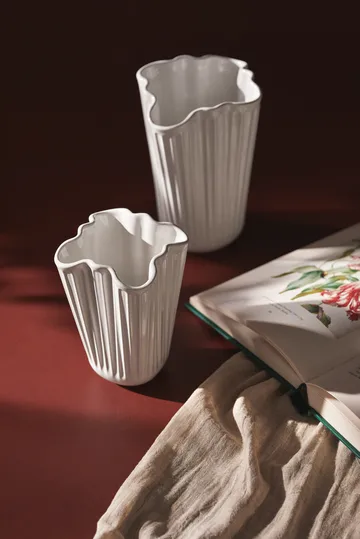 Vaso Hammershøi unfold - Bianco, 20,5 cm - Kähler