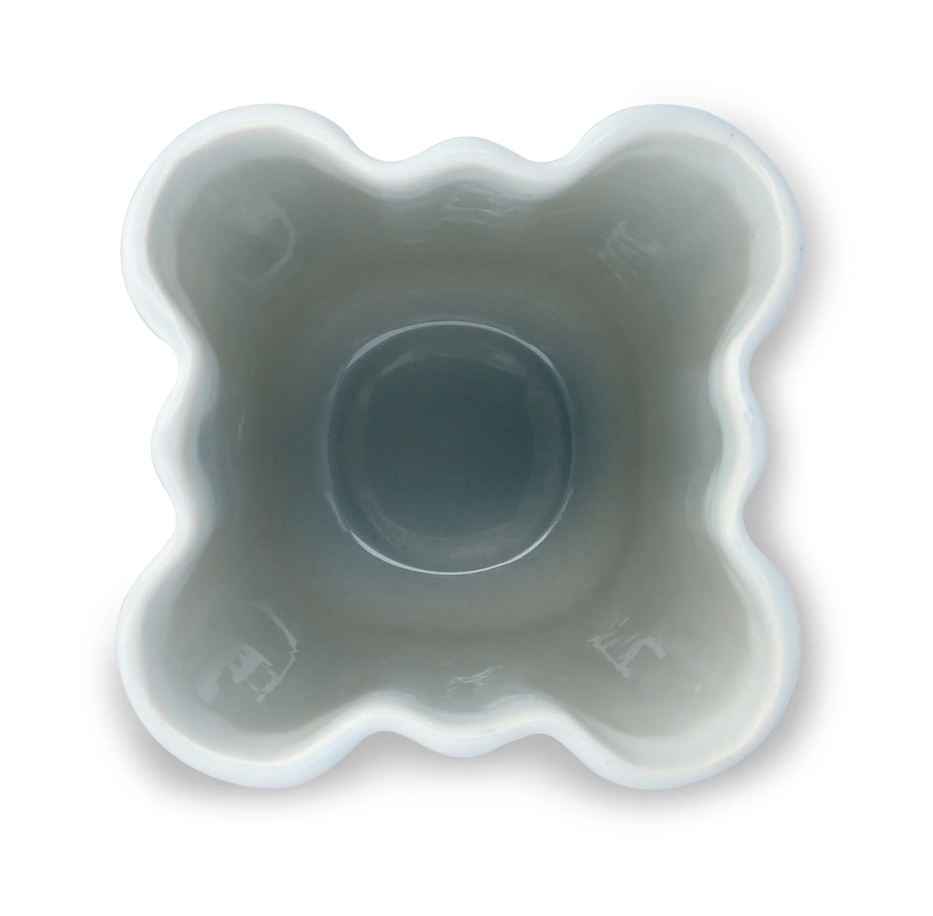 Vaso Hammershøi unfold, Blu, 16,5 cm Kähler