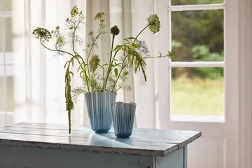 Vaso Hammershøi unfold - Blu, 16,5 cm - Kähler