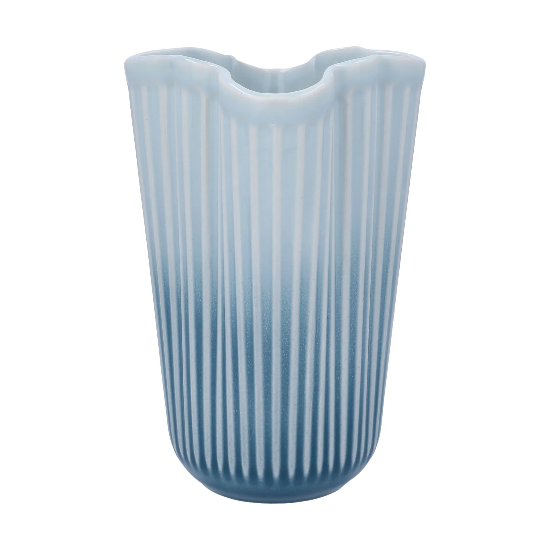 Vaso Hammershøi unfold, Blu, 20,5 cm Kähler