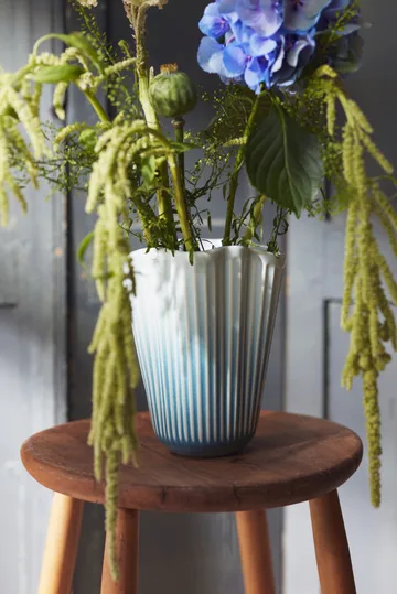 Vaso Hammershøi unfold - Blu, 20,5 cm - Kähler