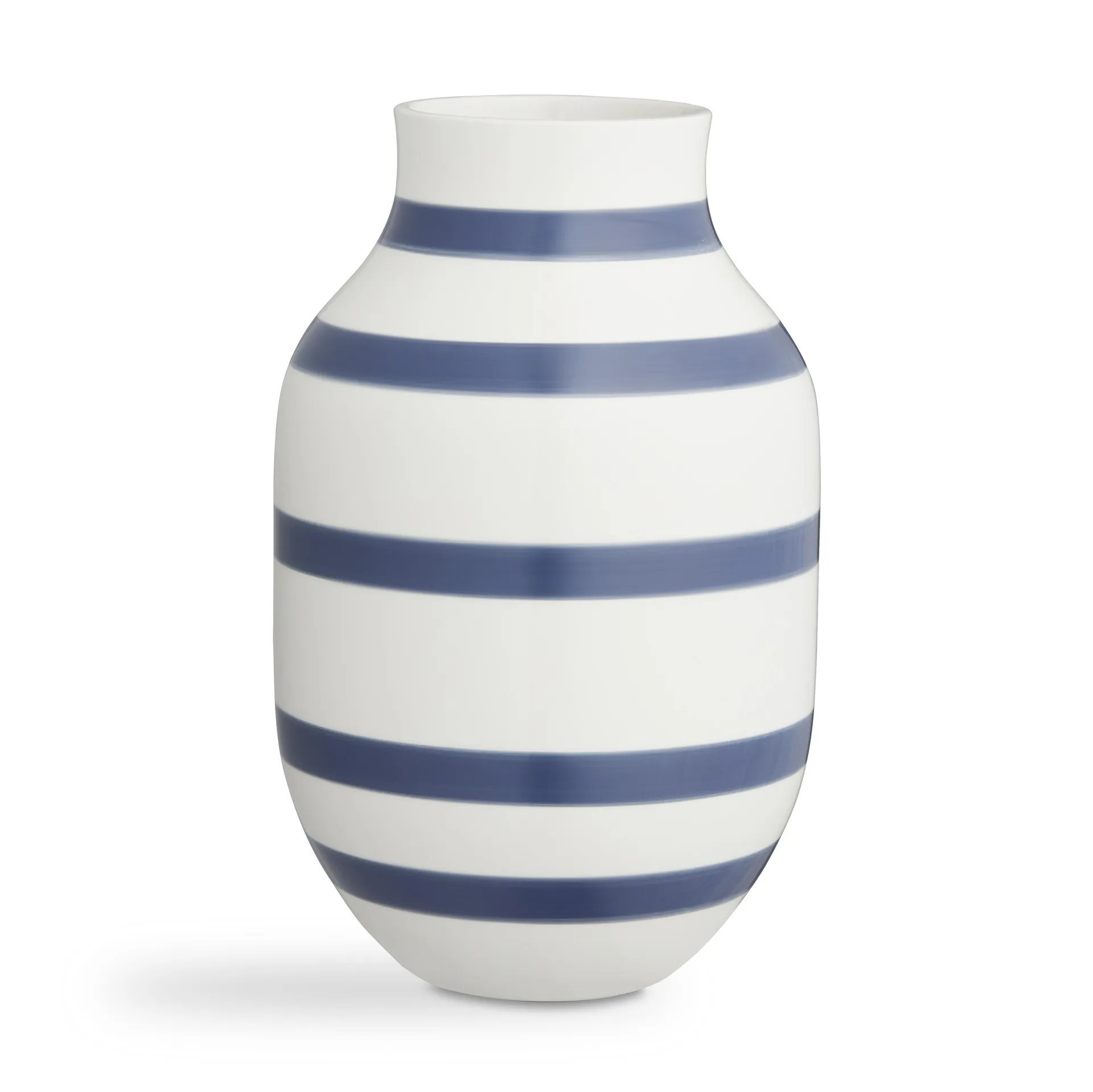 Vaso Omaggio grande, acciaio blu Kähler
