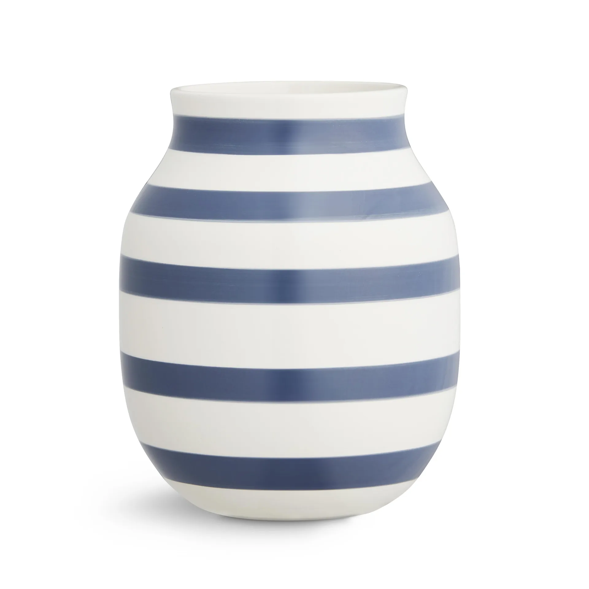 Vaso Omaggio medio, acciaio blu Kähler