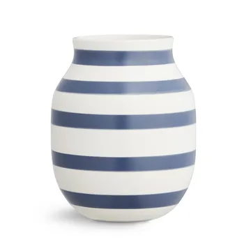 Vaso Omaggio medio - acciaio blu - Kähler