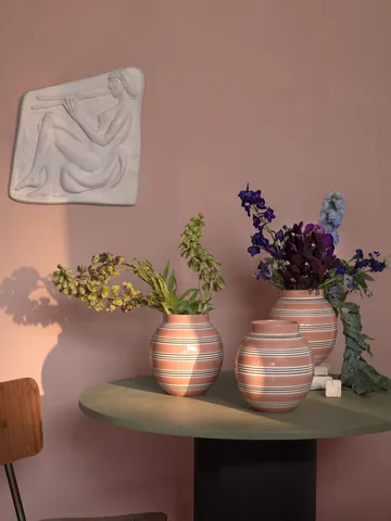 Vaso Omaggio Nuovo vase 20,5 cm - Rosa - Kähler