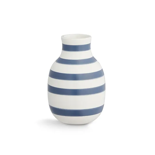 Vaso Omaggio piccolo, acciaio blu Kähler