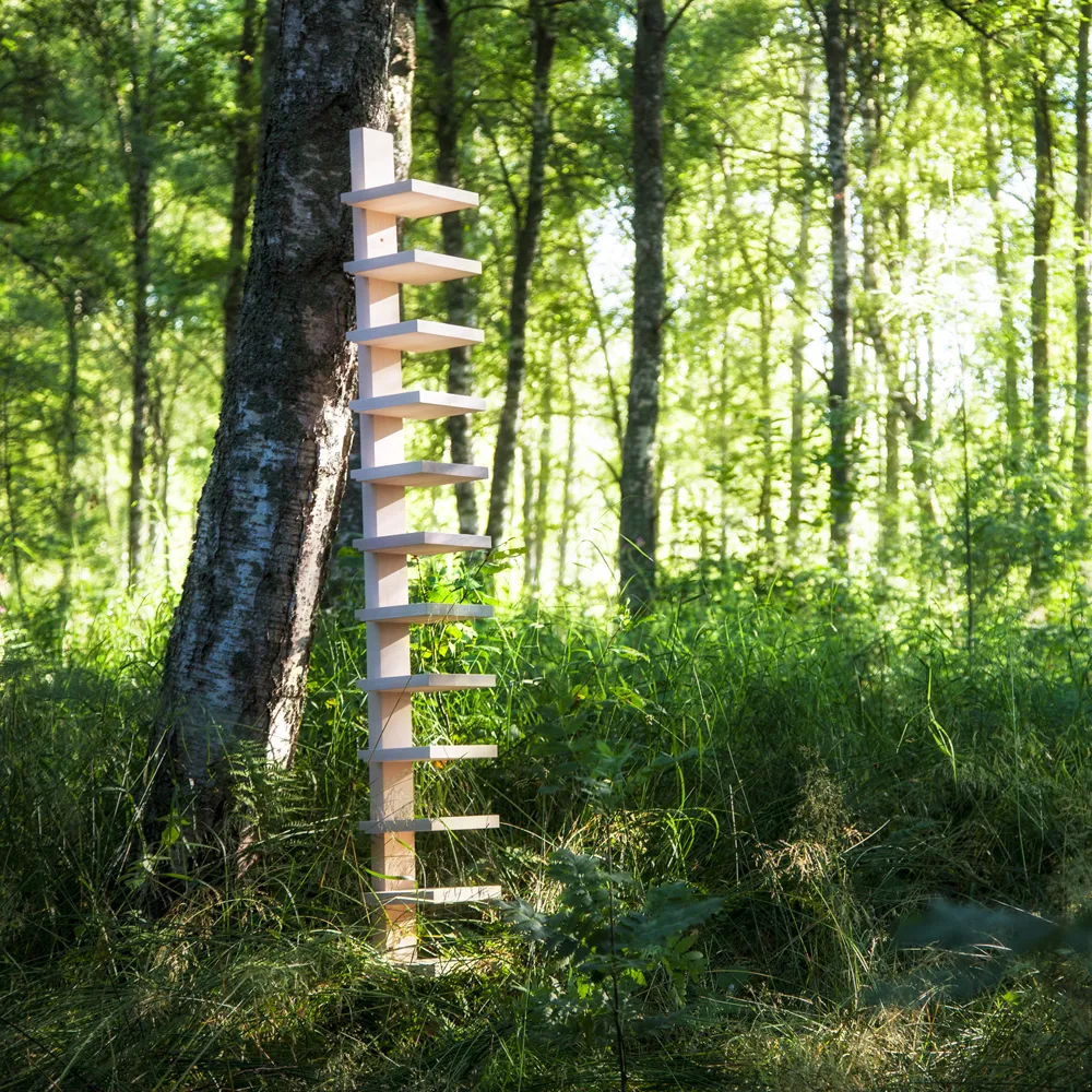 Mensola da parete Pilaster, Betulla saponata Källemo