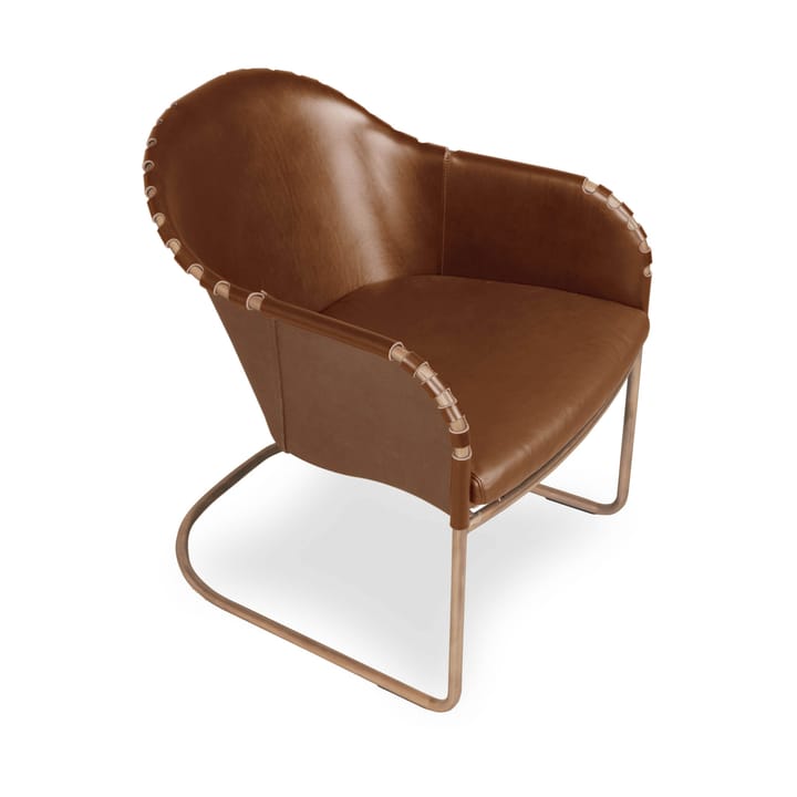 Poltrona Ingo - Concia color cognac-rame trattato - Källemo