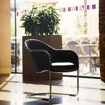 Poltrona Ingo V.I.P  - Nero 9110-cromo - Källemo