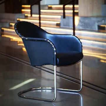 Poltrona Ingo V.I.P  - Nero 9110-cromo - Källemo