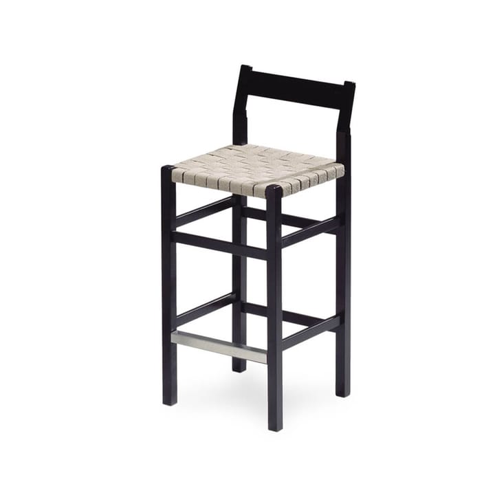 Sgabello Schablon - Sella cinghia natur-supporto nero  - Källemo