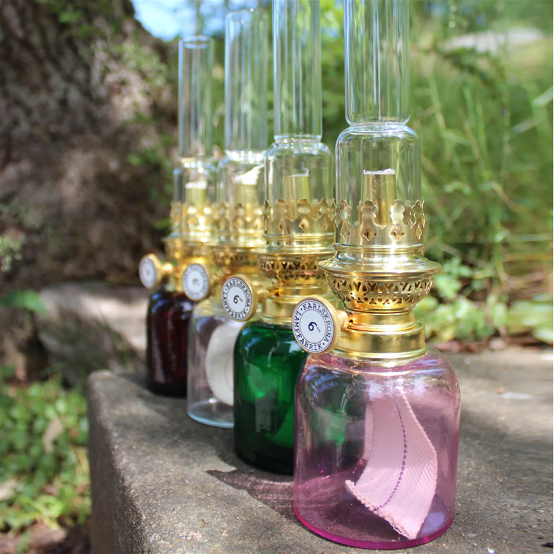 Lampada a paraffina Koholmen, trasparente Karlskrona Lampfabrik