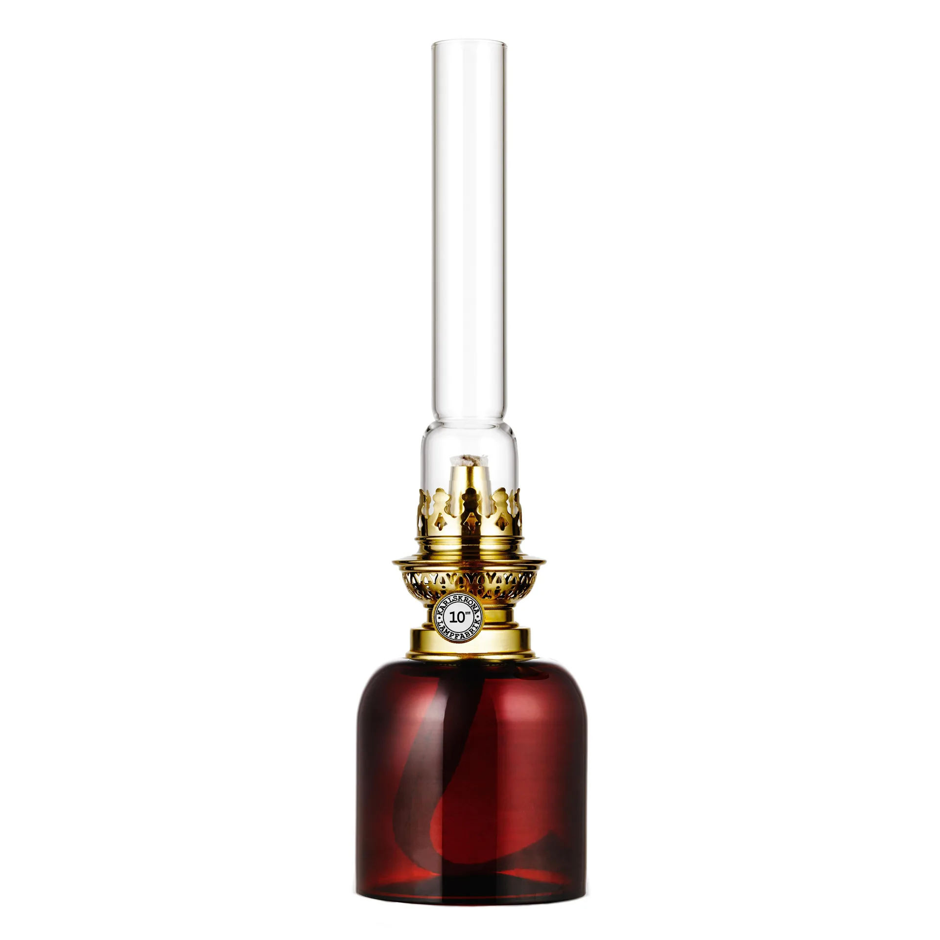 Lampada a paraffina Skeppsholmen, marrone Karlskrona Lampfabrik