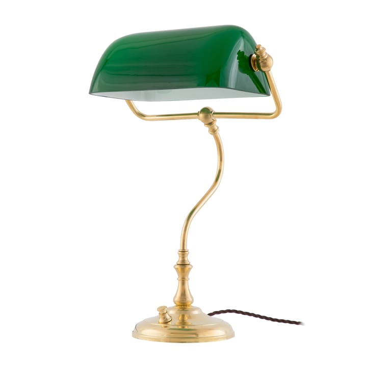 Lampada da tavolo Bankirlamp - ottone-verde - Karlskrona Lampfabrik