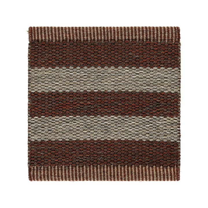 Passatoia Narrow Stripe Icon - Red clay, 240x160 cm - Kasthall