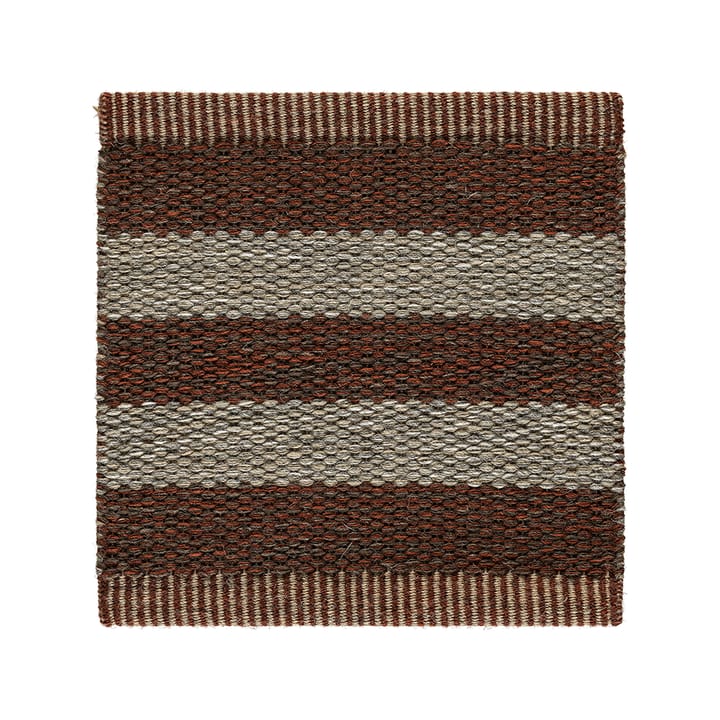 Passatoia Narrow Stripe Icon - Red clay, 240x160 cm - Kasthall