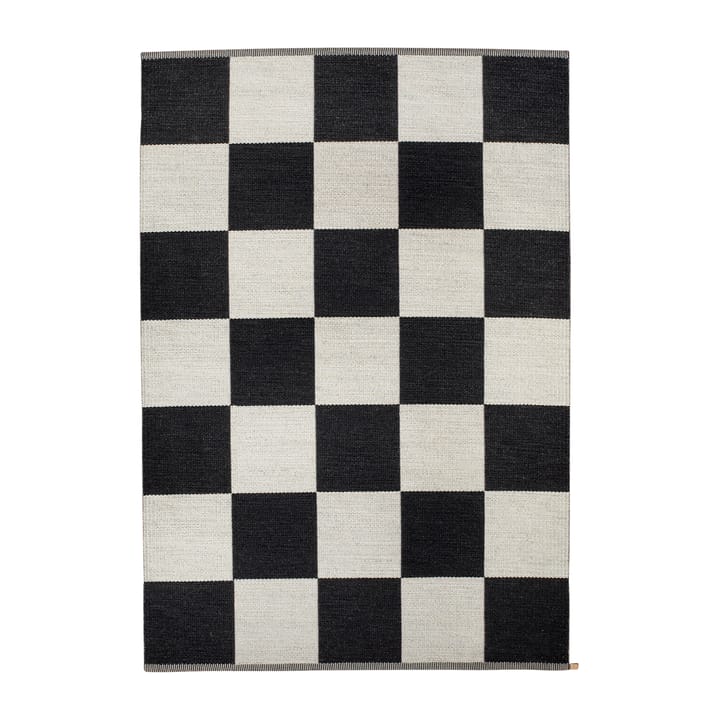 Tappeto Checkerboard Icon 200x300 cm - Midnight Black 554 - Kasthall