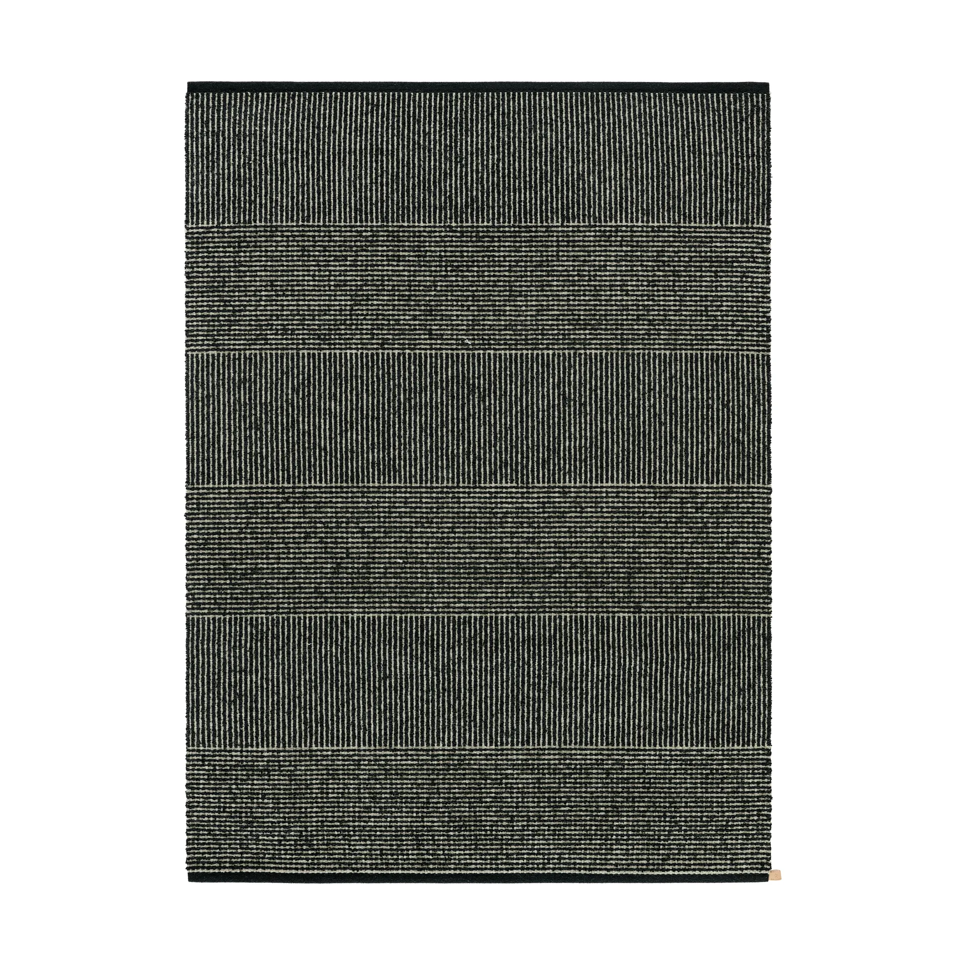 Tappeto Fasad Duo, Nero scuro-grigio chiaro 501, 300x400 cm Kasthall