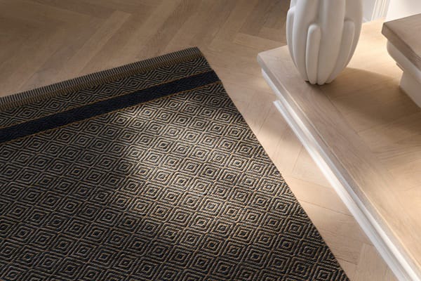 Tappeto Goose Eye Anniversary, Soft pearl, 160x240 cm Kasthall