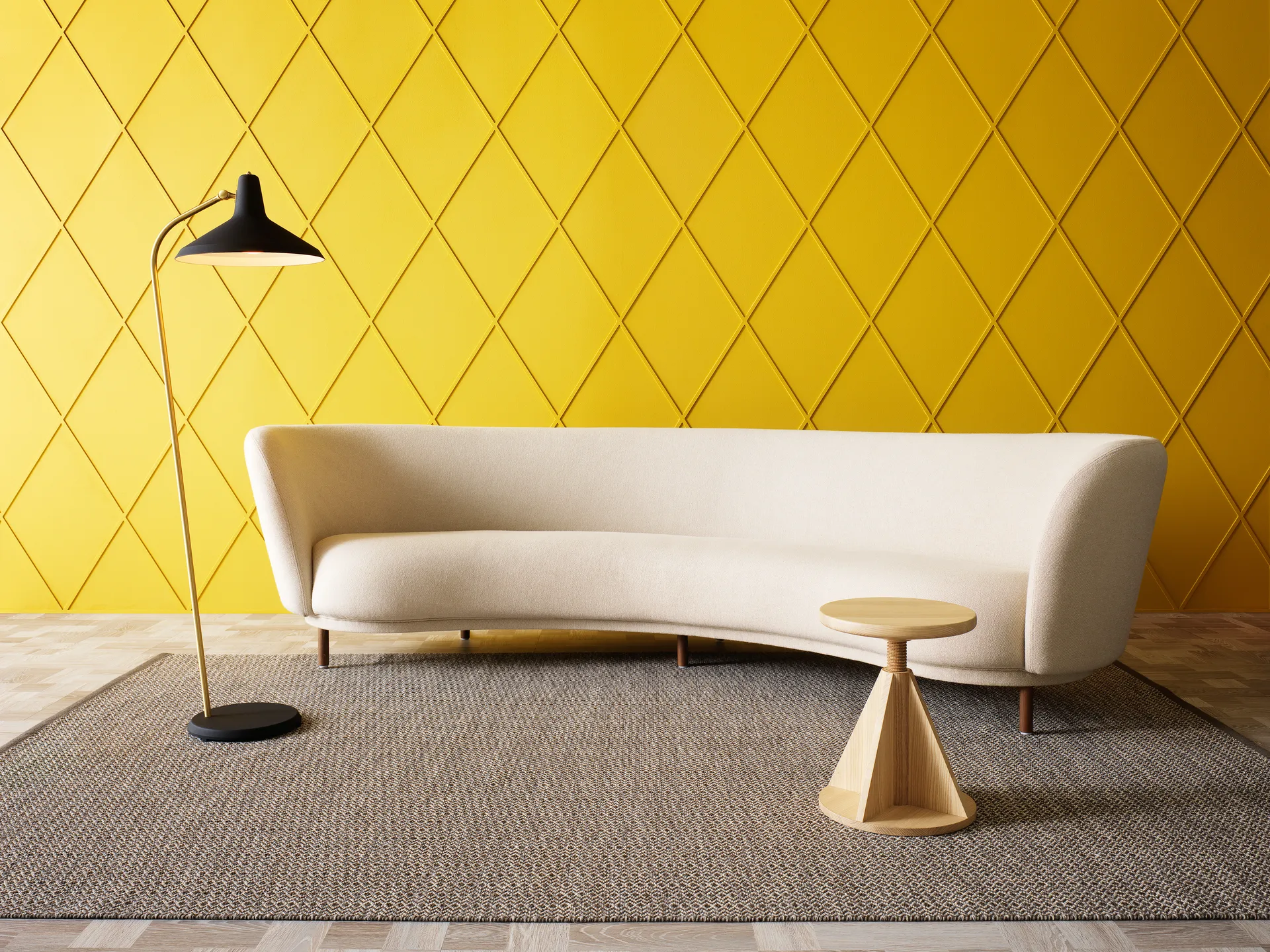 Tappeto Ingrid Icon 160x240 cm, Marrone, grigio Kasthall