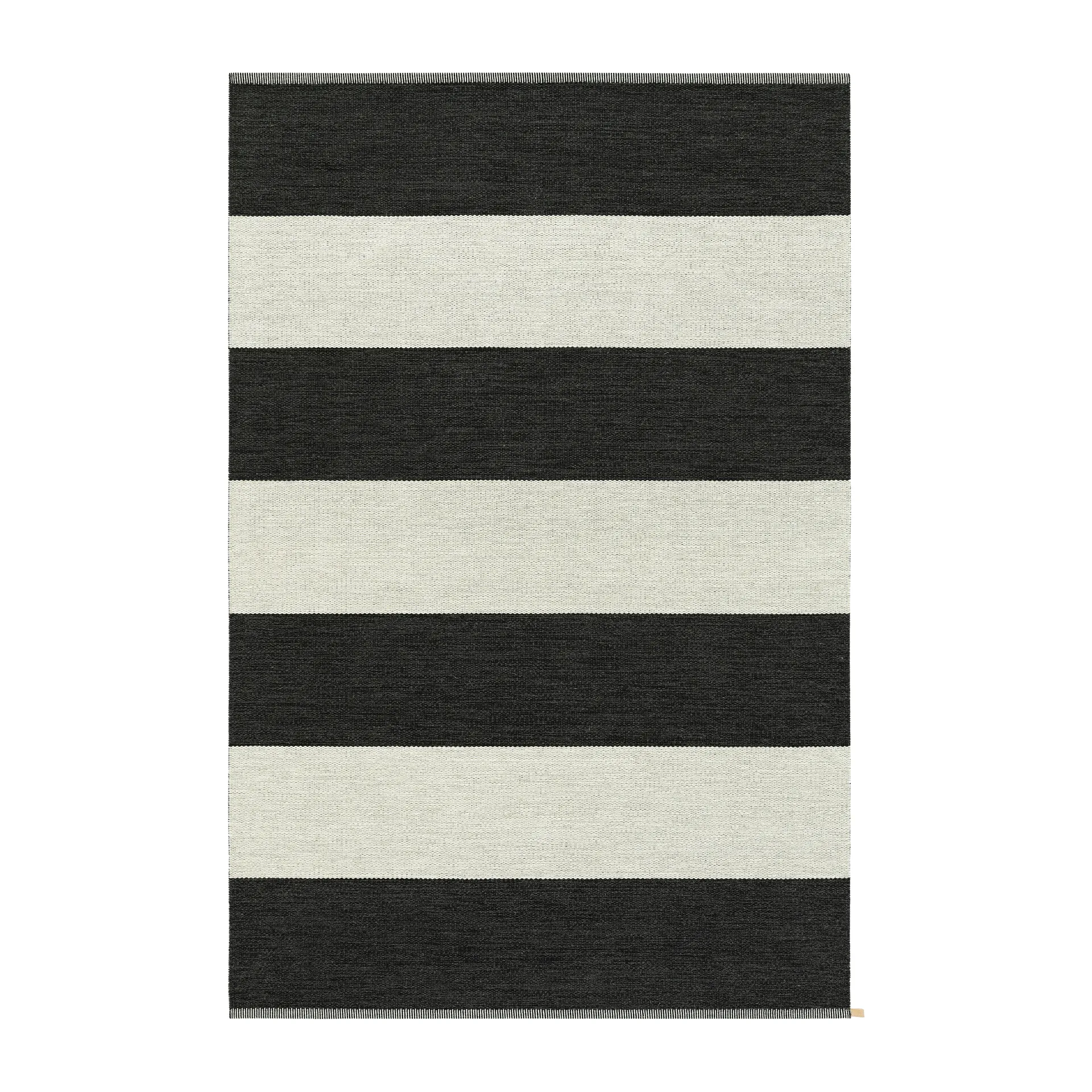 Tappeto Wide Stripe Icon 160x240 cm, Midnight Black 554 Kasthall