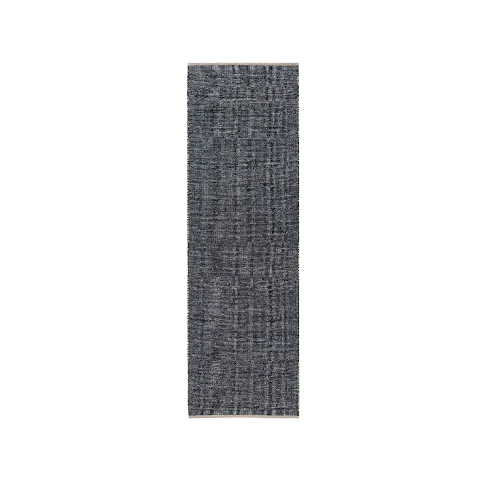 Passatoia Essa, Black, 80x250 cm Kateha