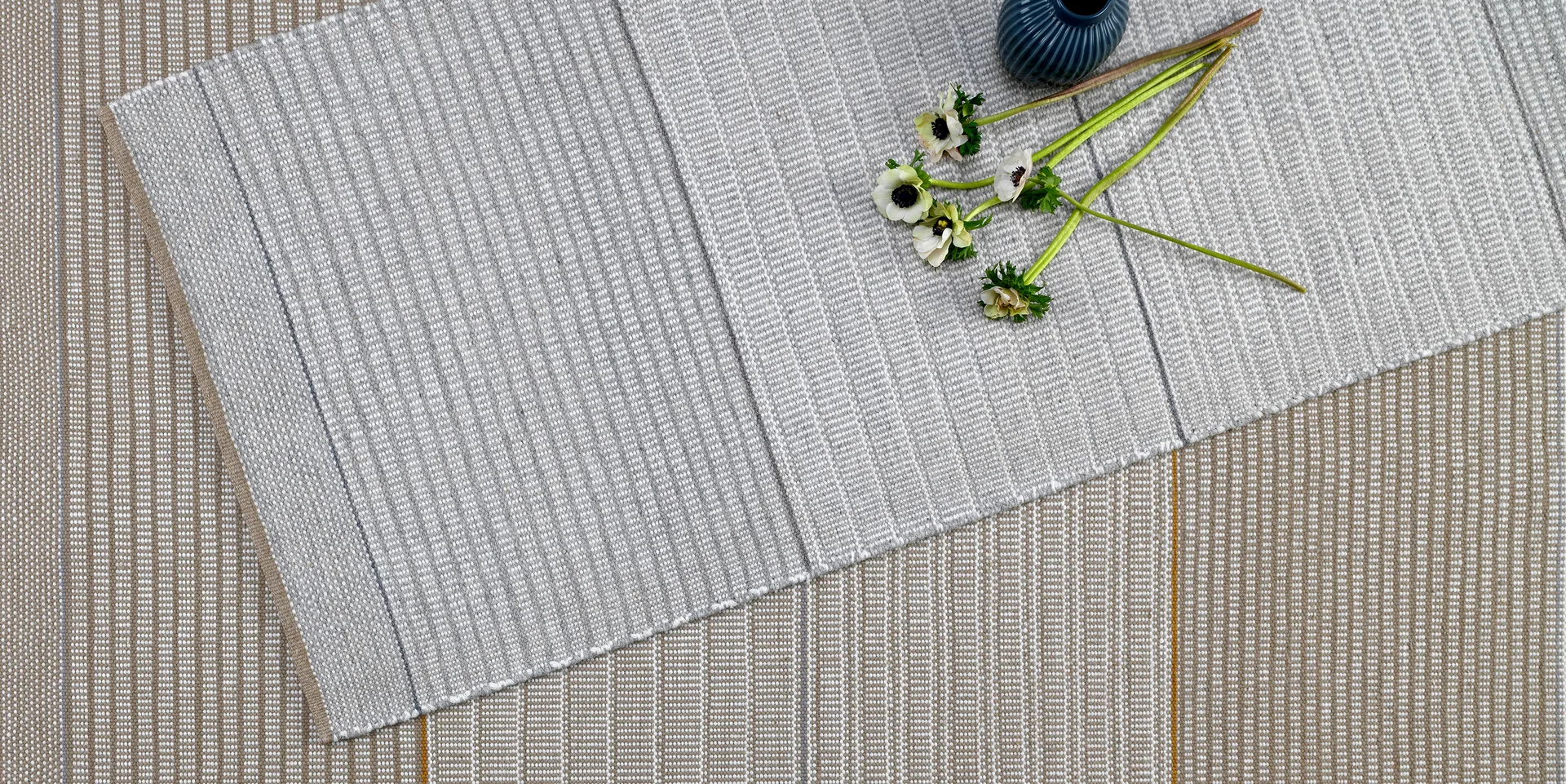 Passatoia Tribulus Four, Grey, 80x250 cm Kateha