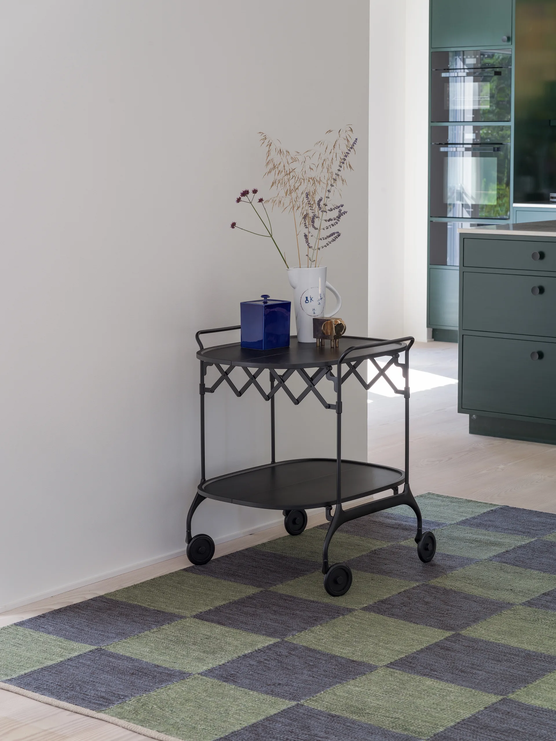 Tappeto Allium Fox Trott, Verde scuro, 200x300 cm Kateha