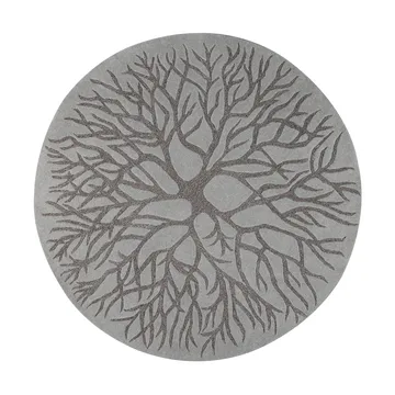 Tappeto Bird Nest intessuto a mano Ø220 cm - MD grey - Kateha