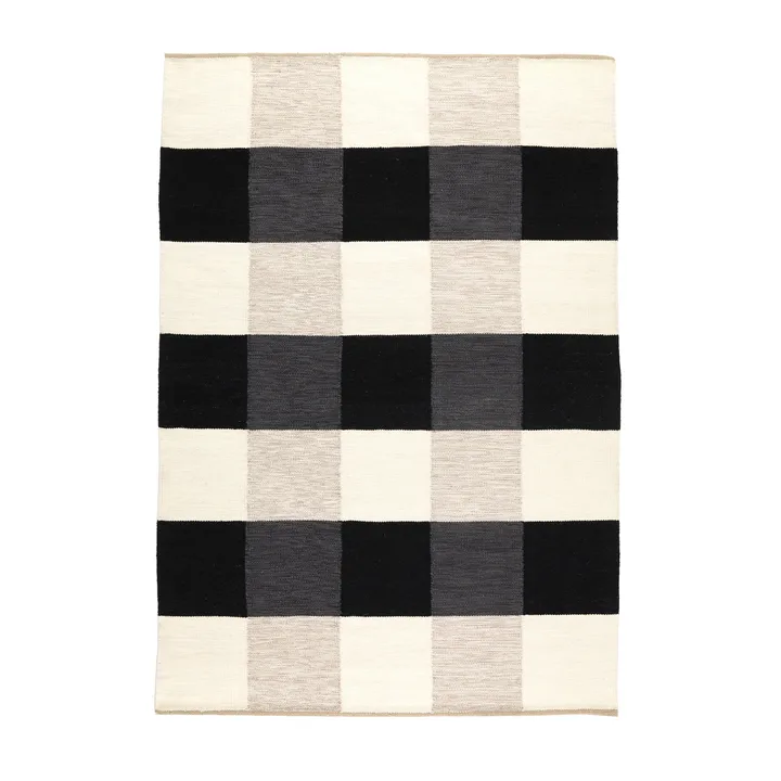 Tappeto cucito a mano Night and Day 170x240 cm - White/black, 200x300 cm - Kateha