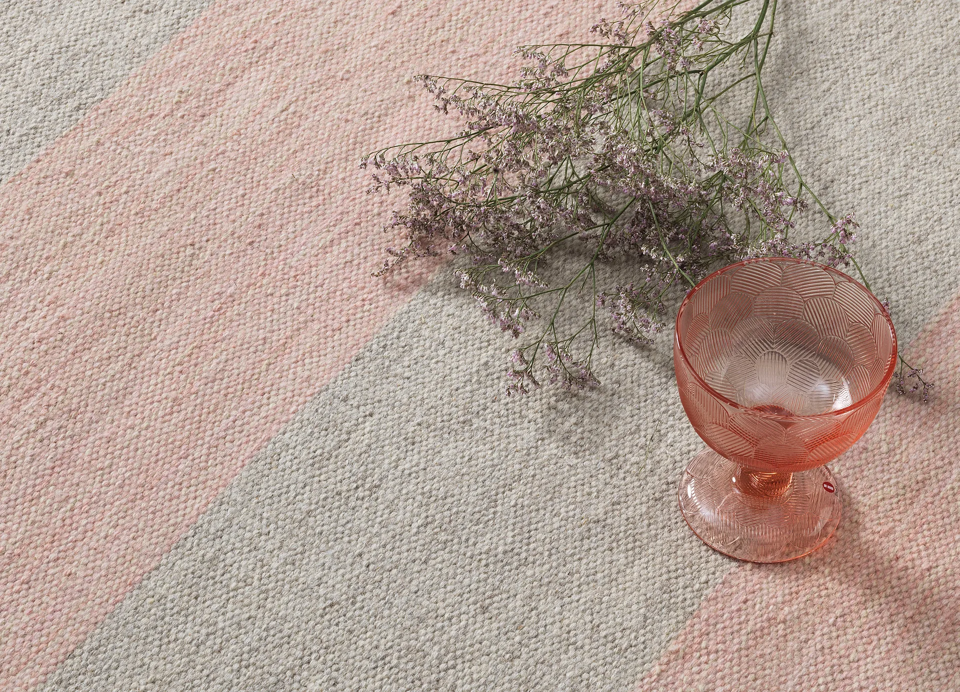 Tappeto da corridoio Allium Two Step, Powder, 250x80 cm Kateha