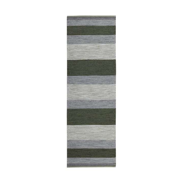 Tappeto da corridoio Terreno - Green, 80x250 cm - Kateha
