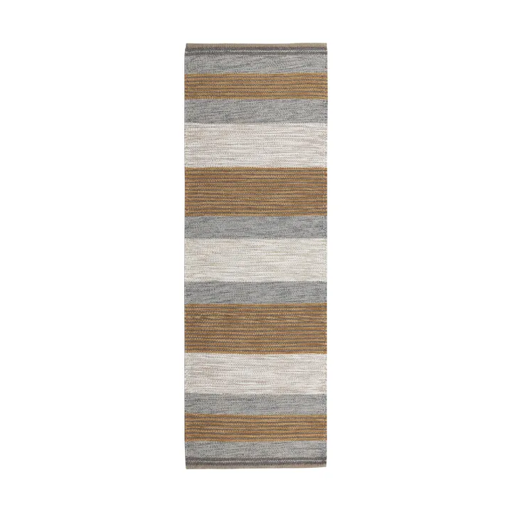 Tappeto da corridoio Terreno - Ochre, 80x250 cm - Kateha