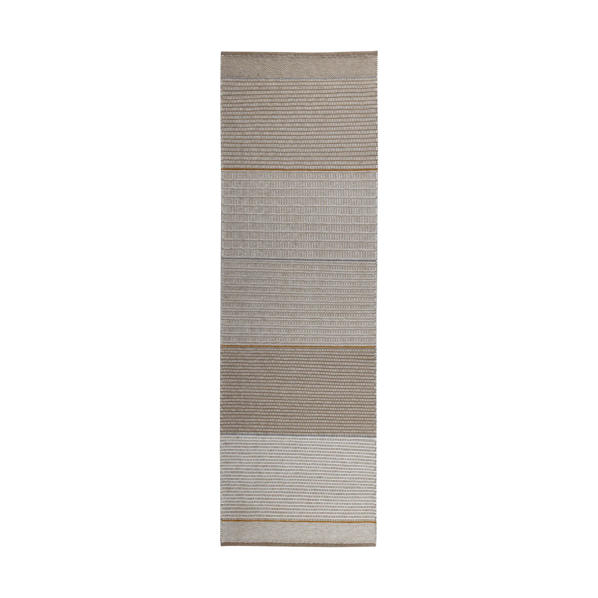 Tappeto da corridoio Tribulus Three, Beige, 80x250 cm Kateha
