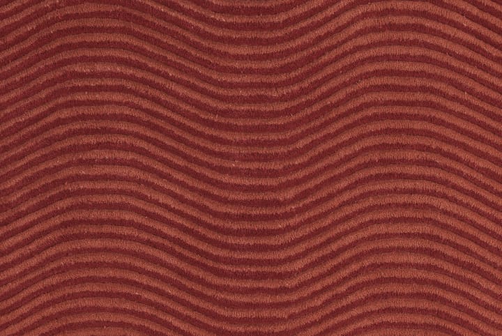 Tappeto Dunes Wave, dusty red, 170x240 cm Kateha