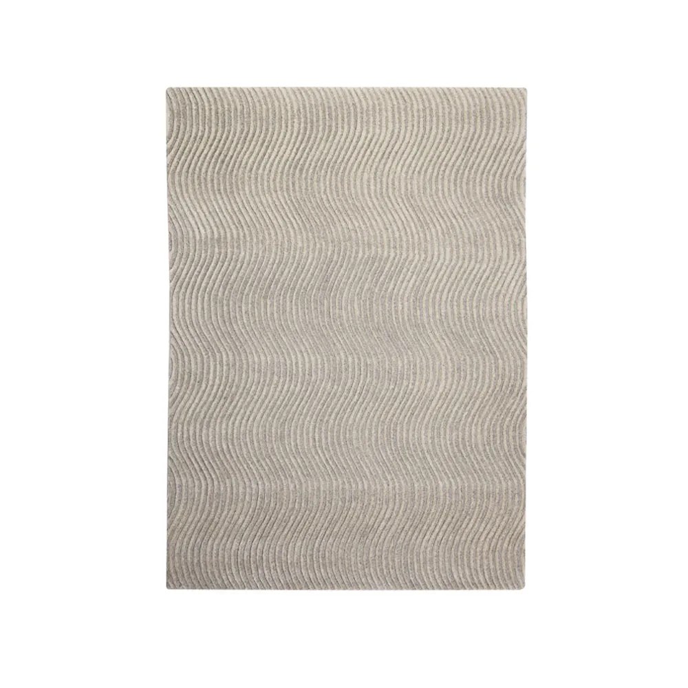 Tappeto Dunes Wave, Light grey, 200x300 cm Kateha