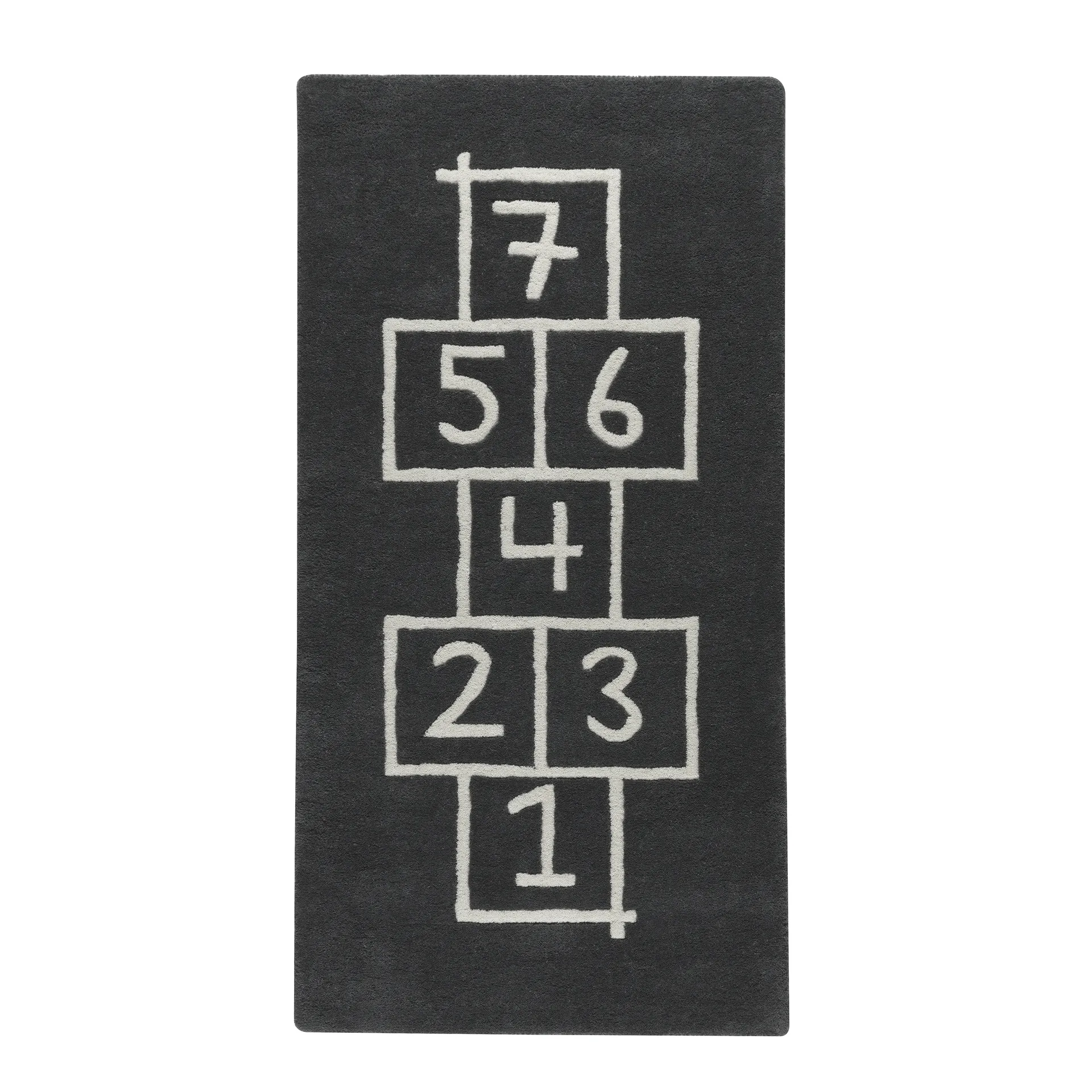 Tappeto Hopscotch, asphalt (grigio scuro) Kateha