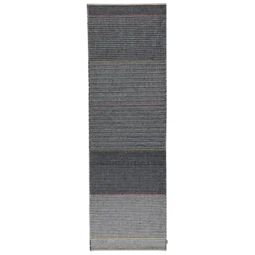 Tappeto in lana Tribulus One 80x250 cm - Black/white/red/yellow - Kateha