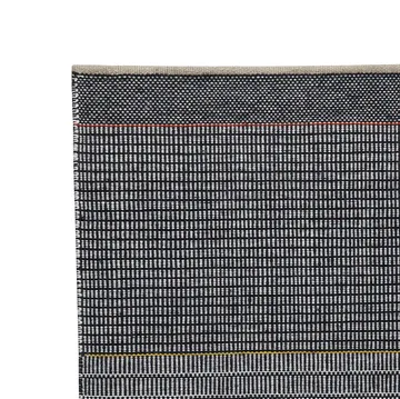 Tappeto in lana Tribulus One 80x250 cm - Black/white/red/yellow - Kateha