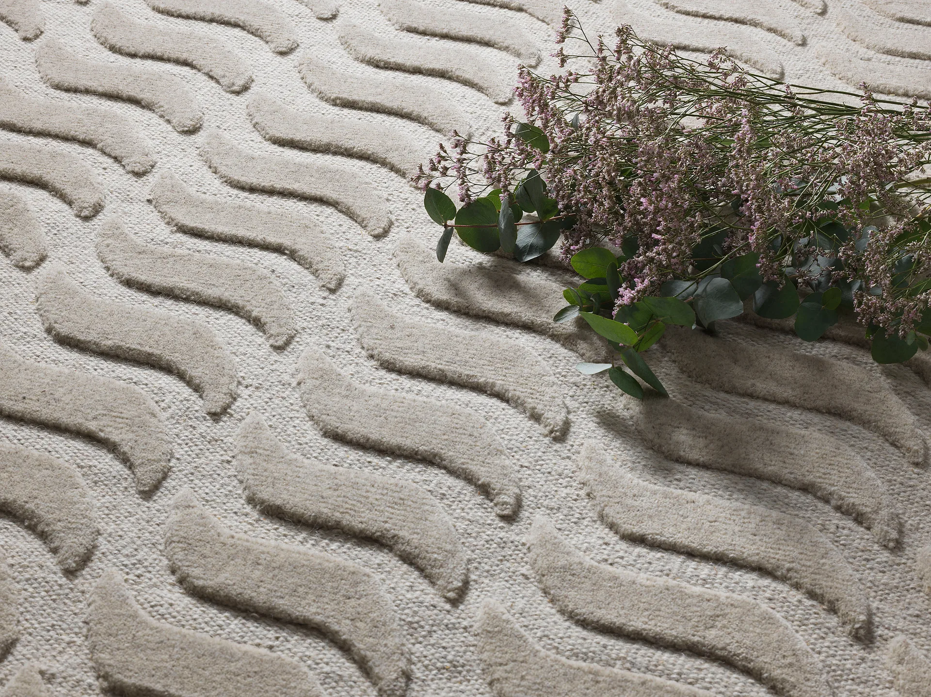 Tappeto Mimic, Lino, 170x240 cm Kateha