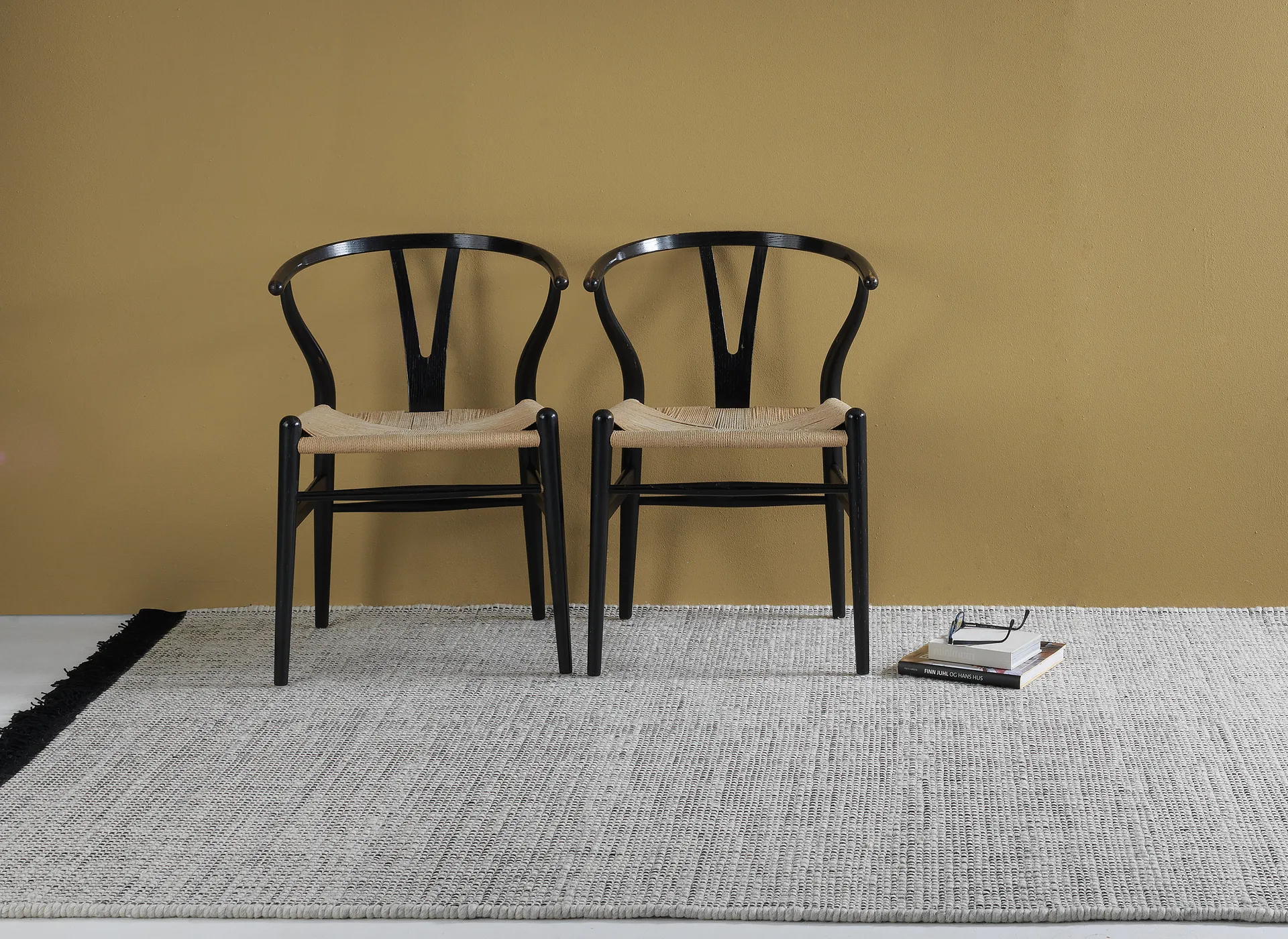Tappeto Nera Lana, White, 250x350 cm Kateha