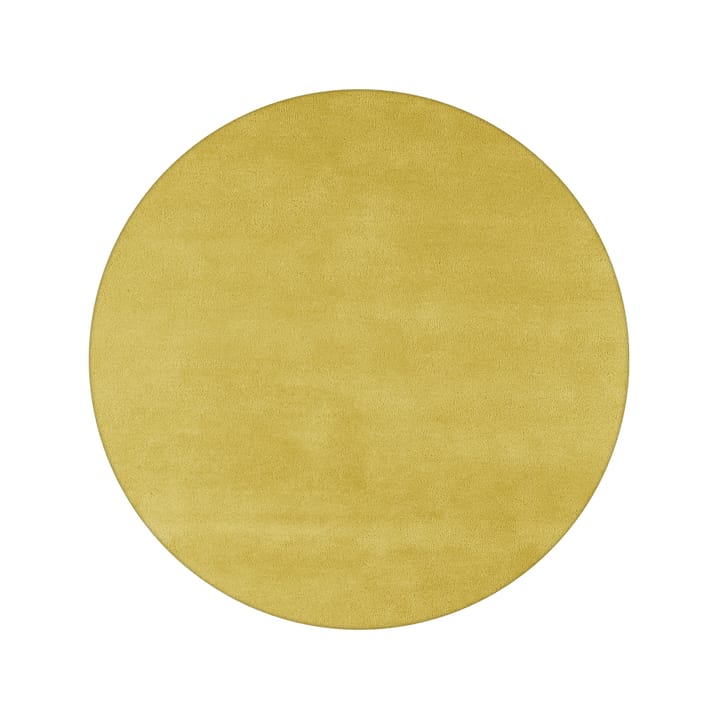 Tappeto rotondo Sencillo - giallo, 220 cm - Kateha