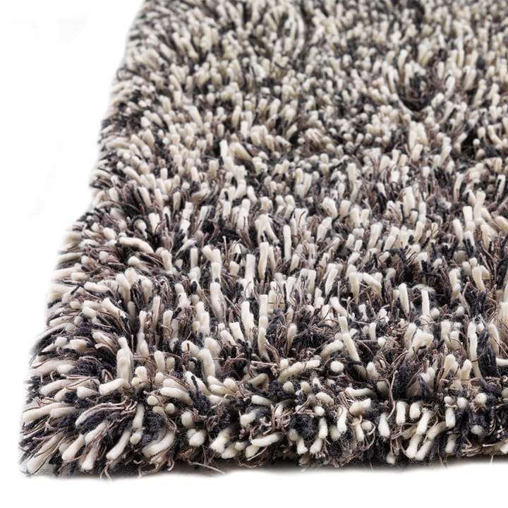 Tappeto Shaggy, bianco/carbone, 200x300 cm Kateha