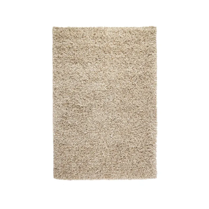 Tappeto Shaggy - White/beige, 170x240 cm - Kateha