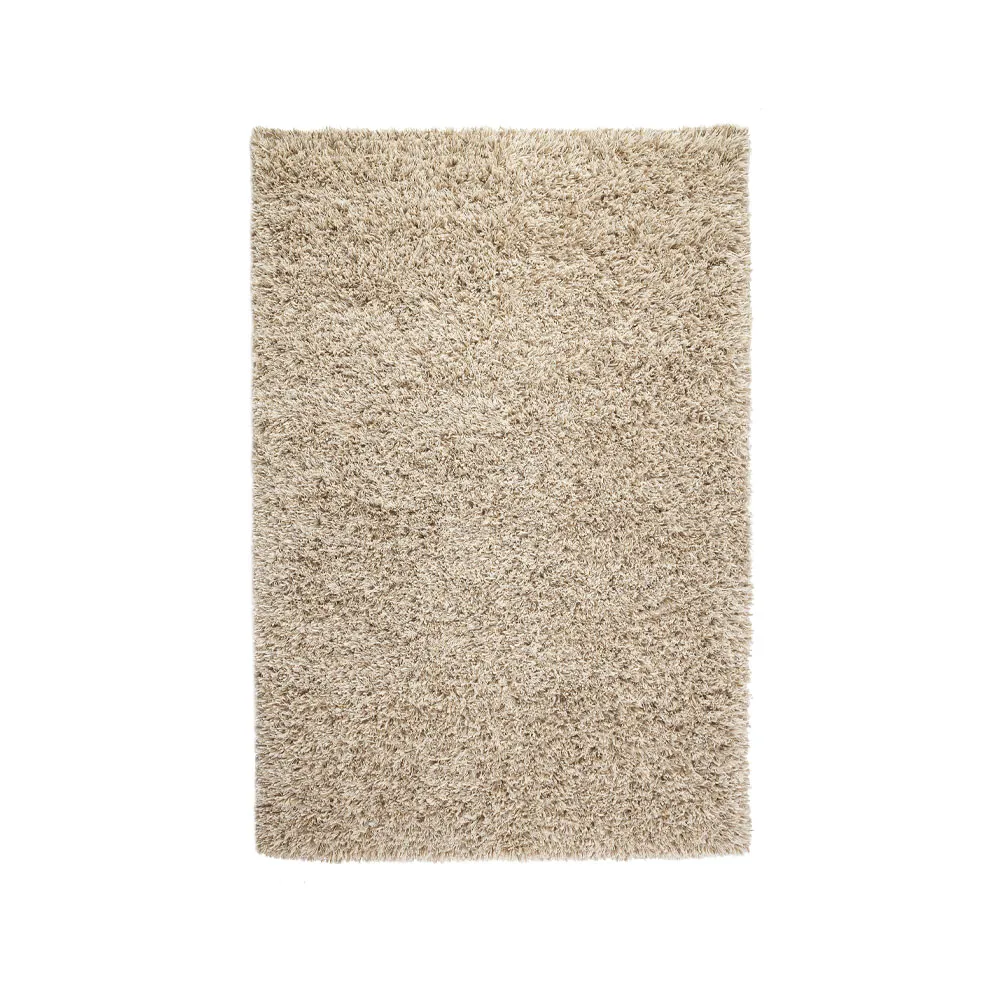 Tappeto Shaggy, White/beige, 200x300 cm Kateha