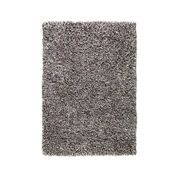 Tappeto Shaggy - White/charcoal, 170x240 cm - Kateha