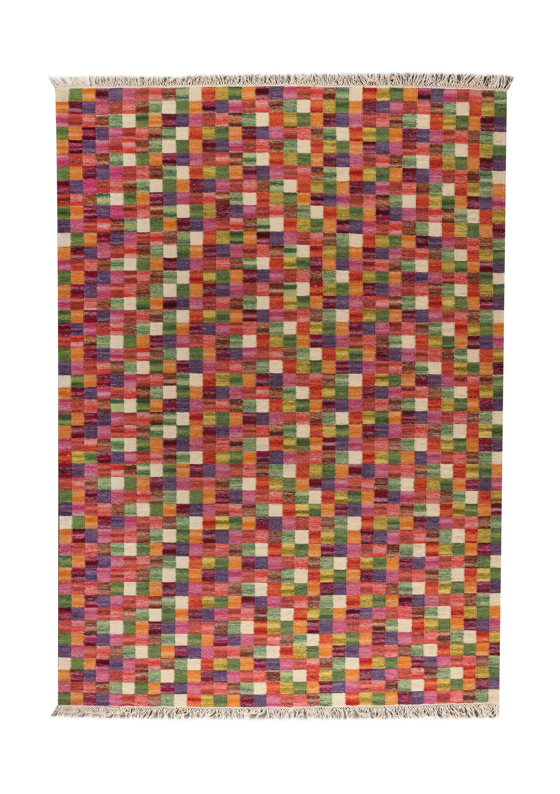 Tappeto tessuto a mano Small box multicolore, 240x170 cm Kateha