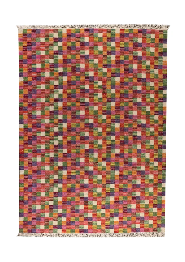 Tappeto tessuto a mano Small box multicolore - 240x170 cm - Kateha