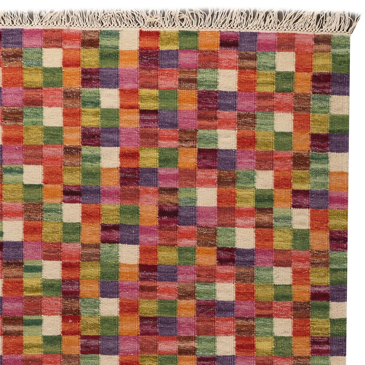 Tappeto tessuto a mano Small box multicolore, 240x170 cm Kateha
