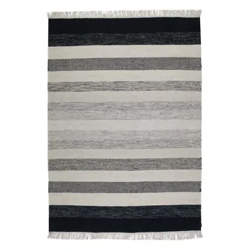Tappeto Tofta Wave, 200x300 cm - Bianco, nero - Kateha
